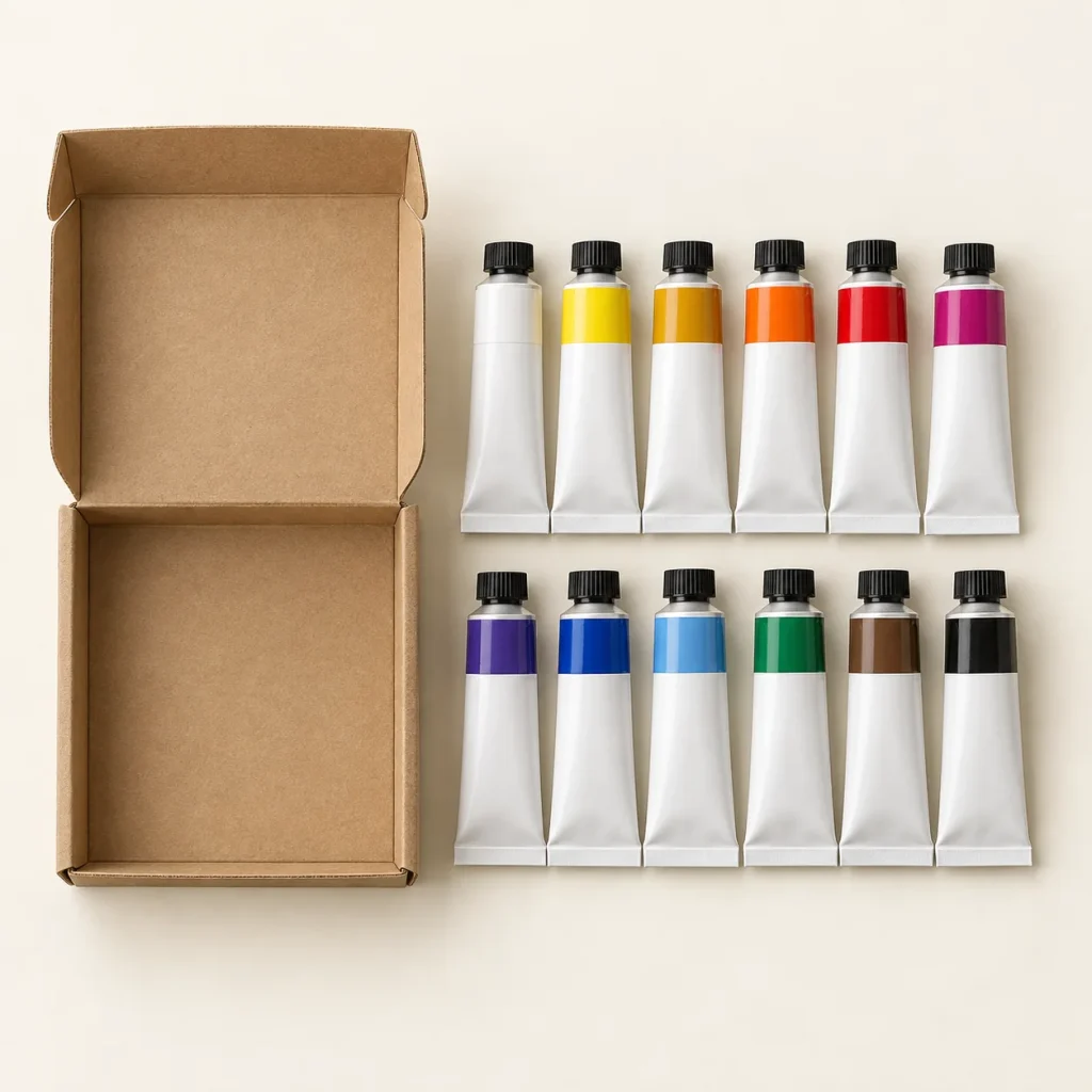 Set de pinturas acrílicas de 12 colores · 12 ml